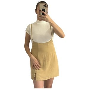 Skirt with slit | Beige | Medium